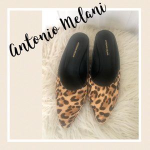 Antonio Melani Leopard hair slides